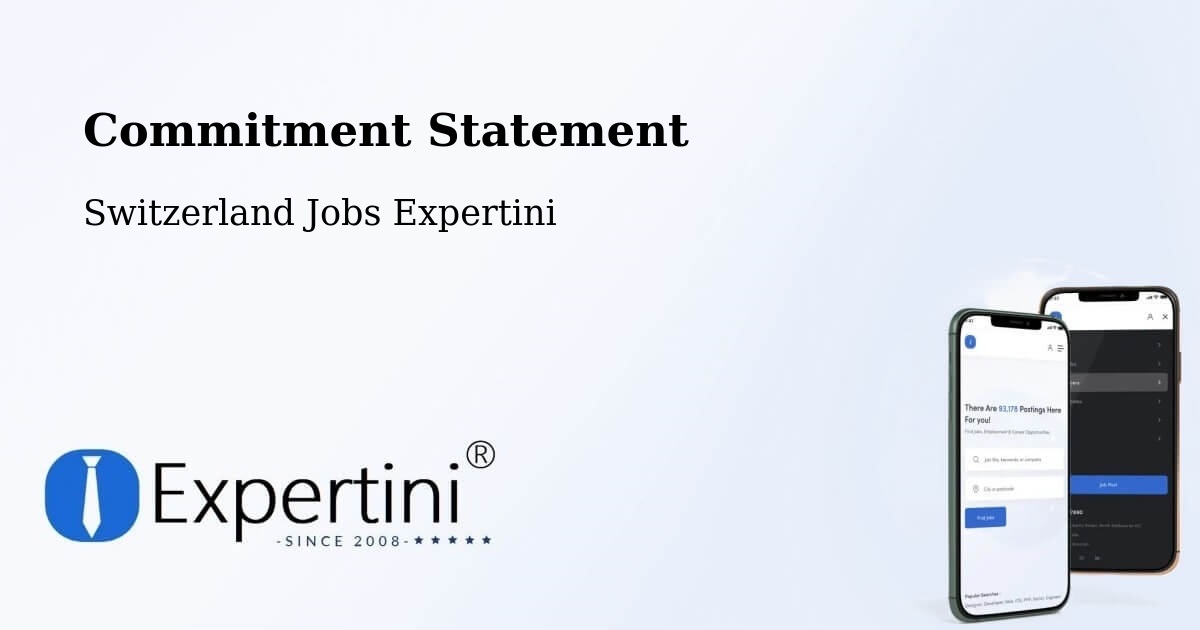 Corporate Commitment – Schindellegi - Switzerland Jobs Expertini